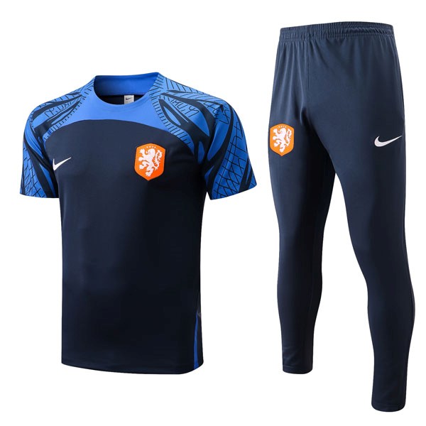 Trikot Niederlande Komplett-Set 2022-2023 Blau